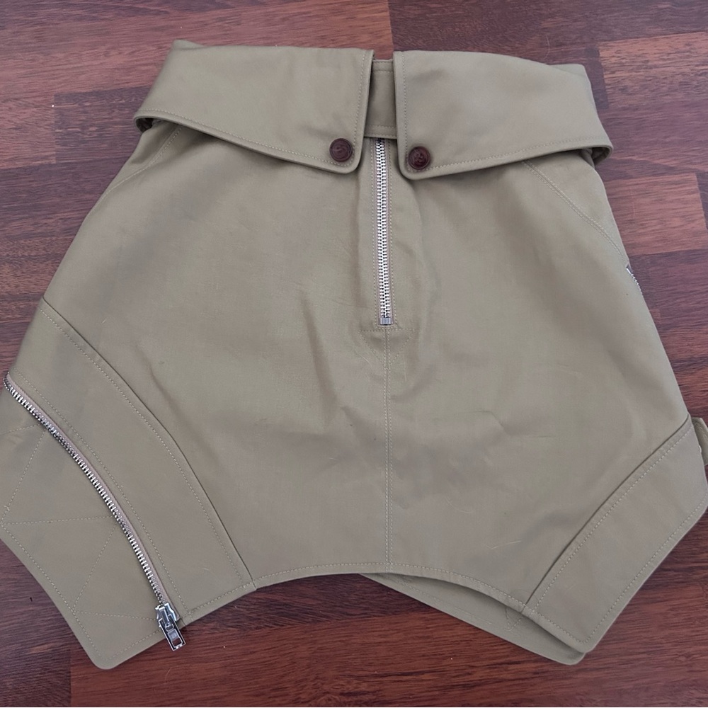 Alexander Wang Deconstructed Trench Belted Skirt w/ Zippers 4 - Picture 6 of 14